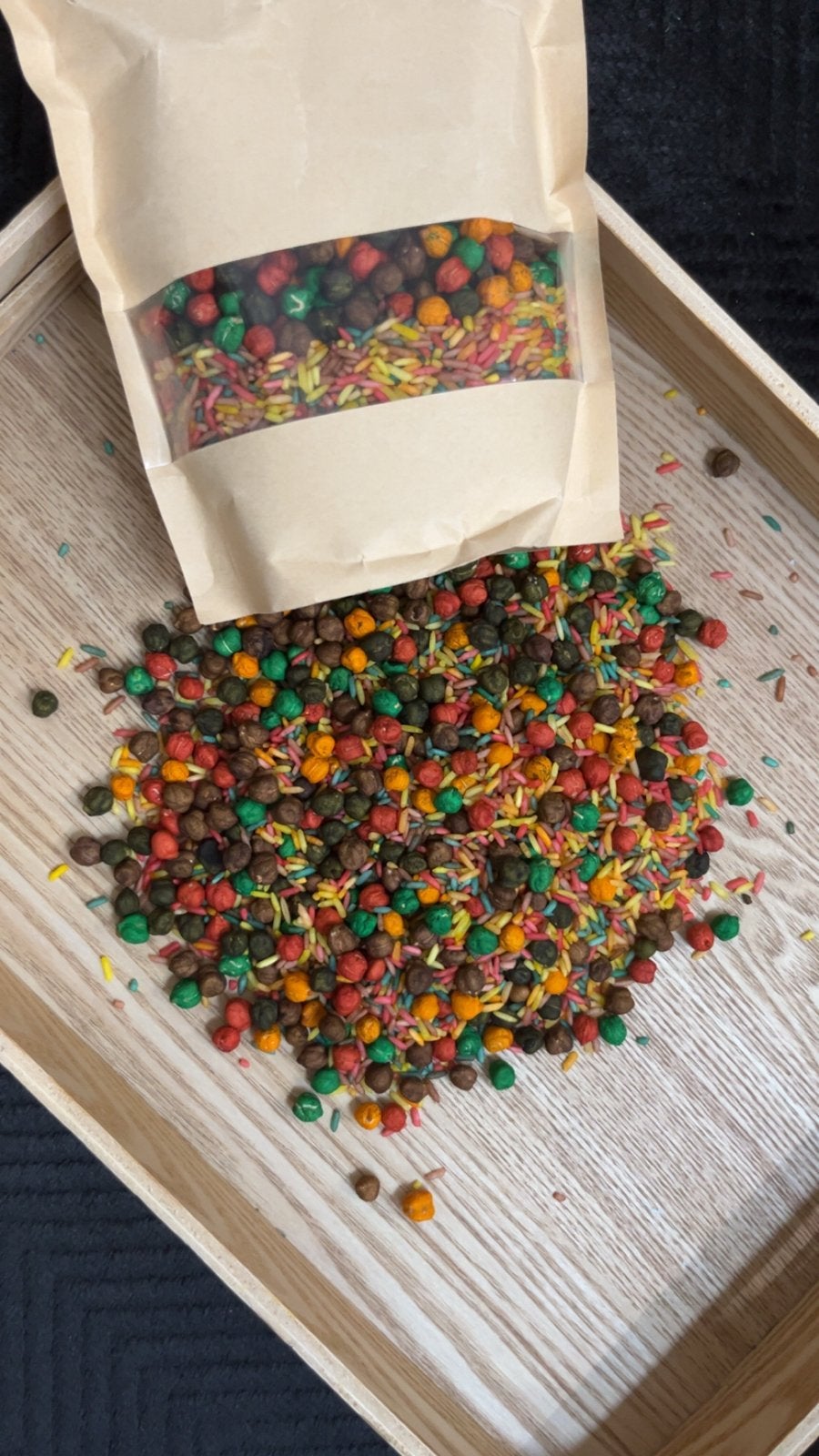 Speelmix rijst en kikkererwten herfst 500 gram, Kinderen en Baby's, Hoogersmilde Beilervaart 1, Ophalen of Verzenden, Info@sensoplay.nl