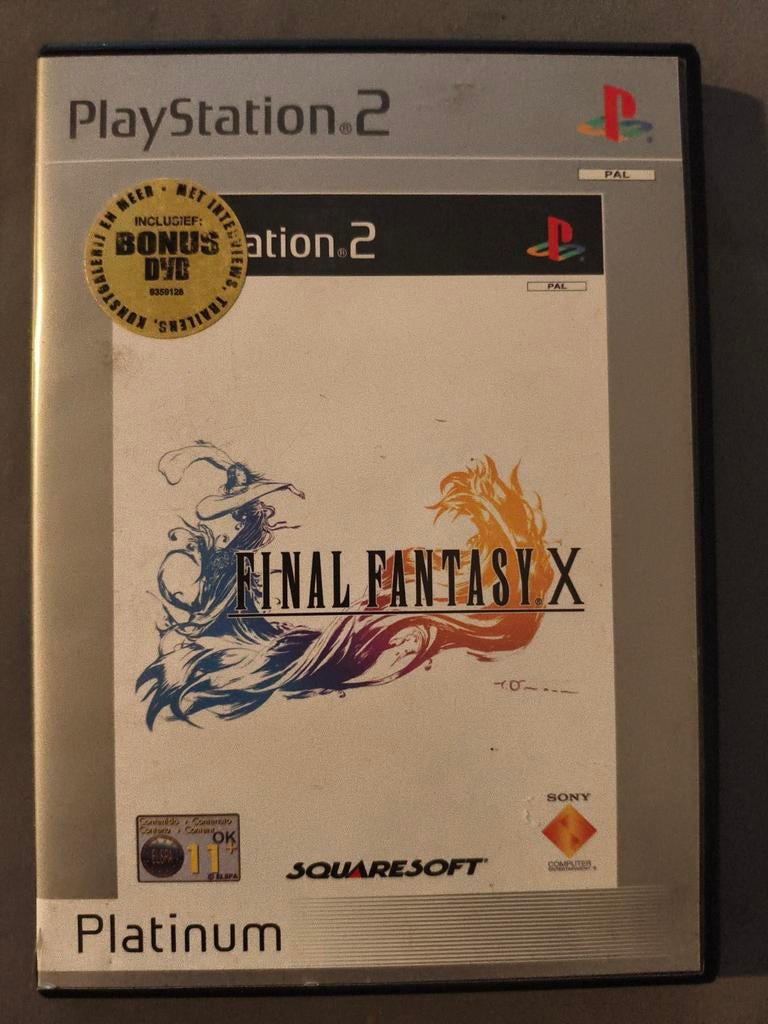 Final Fantasy X Platinum PlayStation 2 (PS2) RPG, 1 speler, Eén computer, Ophalen of Verzenden, Zo goed als nieuw