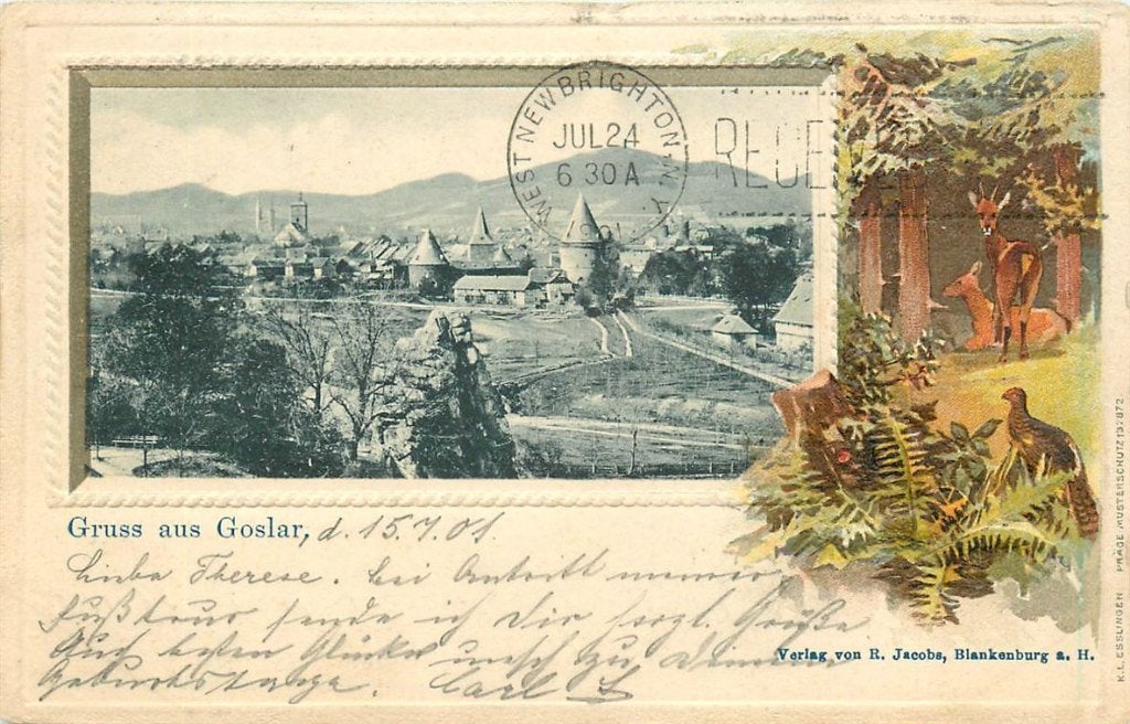 379-010-003 Goslar, Verzenden, Voor 1920, Duitsland