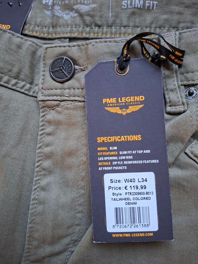 PME LEGEND Tailwheel jeans W40 L34, Overige kleuren, Nieuw, Ophalen of Verzenden, W40 - W42 (confectie 56/58)