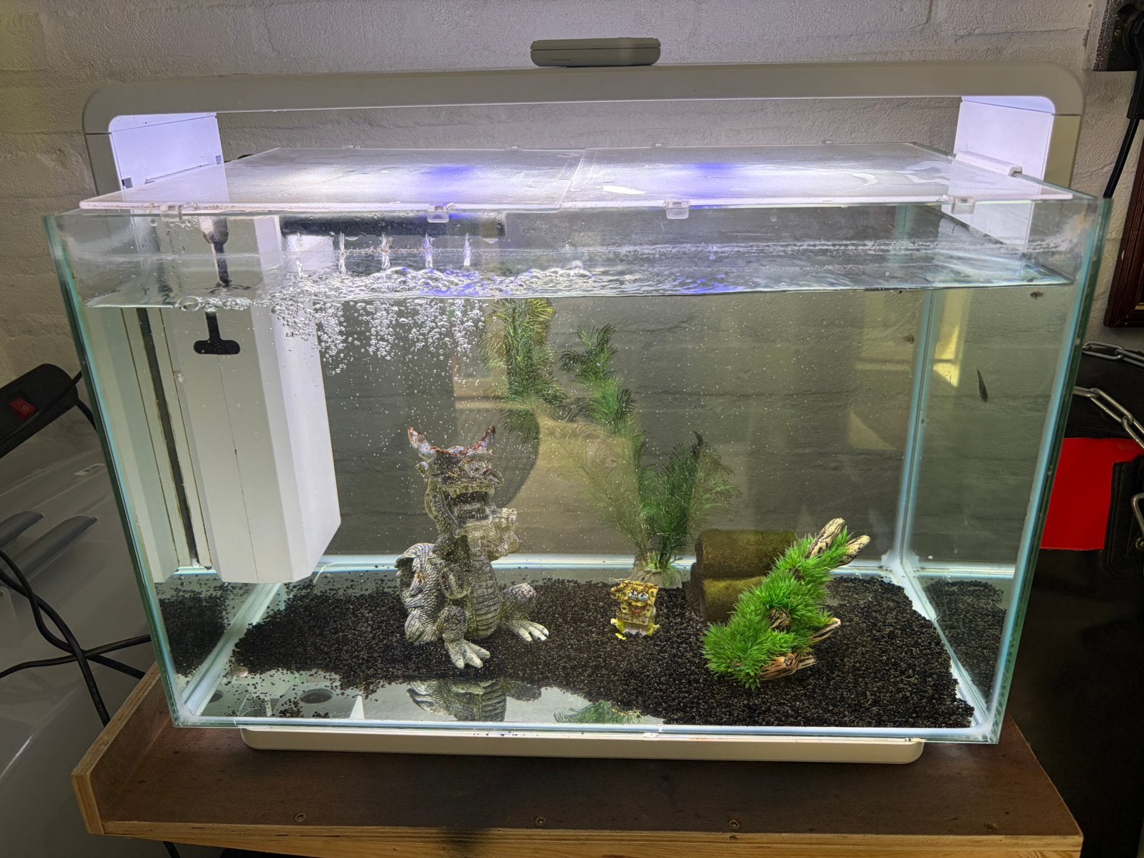 Superfish 65 aquarium compleet met led en afstandbediening, Dieren en Toebehoren, Ophalen, Zo goed als nieuw, Leeg aquarium