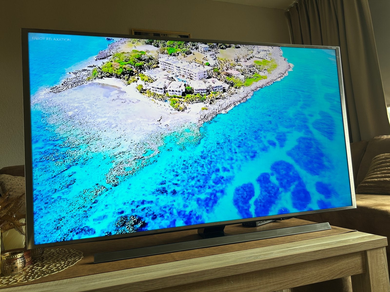 Samsung Smart TV 55 inch 4K, Audio, Tv en Foto, Televisies, Ophalen, Zo goed als nieuw, 100 Hz, Samsung