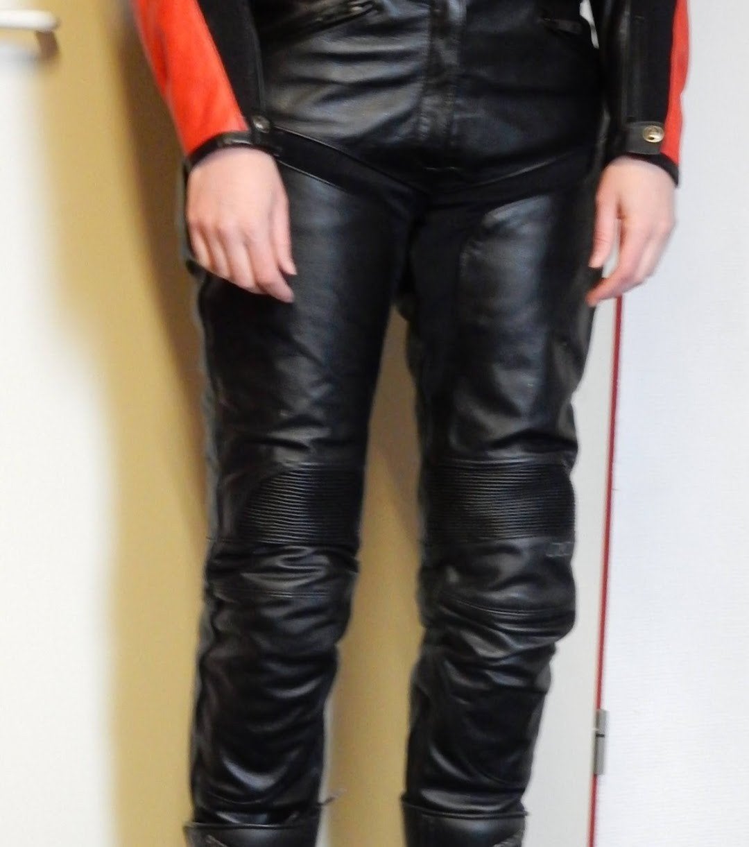 MQP leren motorbroek, Motoren, Kleding | Motorkleding, Ophalen, Tweedehands, Broek | leer