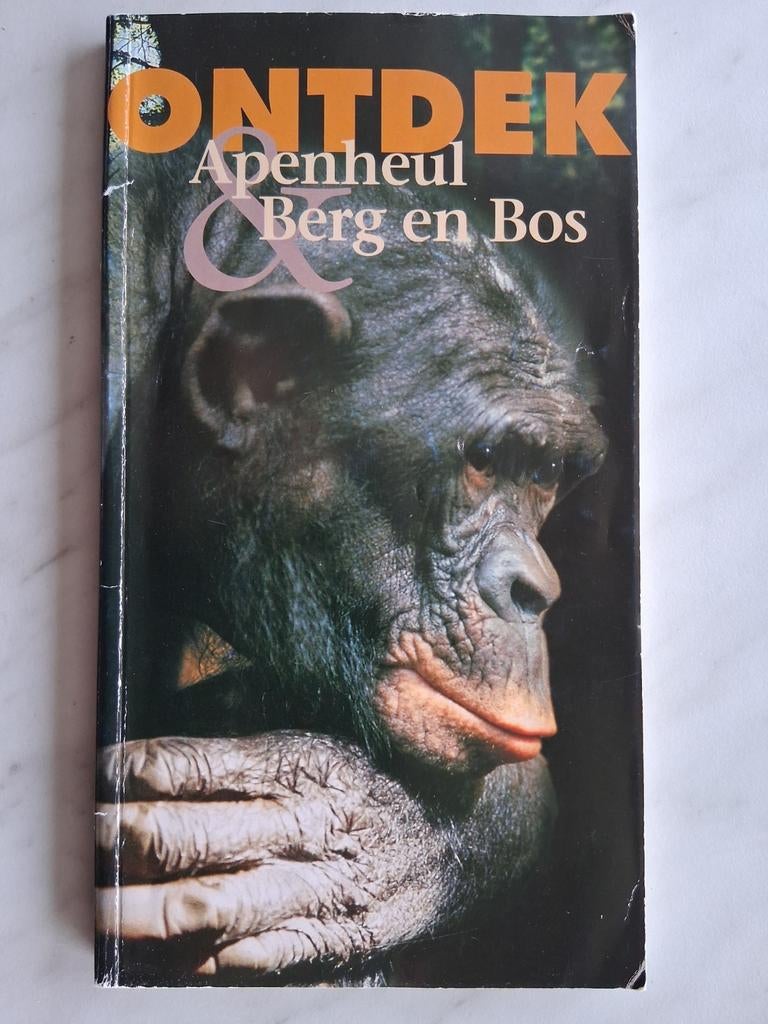 Gids ONTDEK  Apenheul & Berg en Bos , Apeldoorn ,1998, Boeken, Ophalen of Verzenden, Zo goed als nieuw, Diverse schrijvers, Overige diersoorten