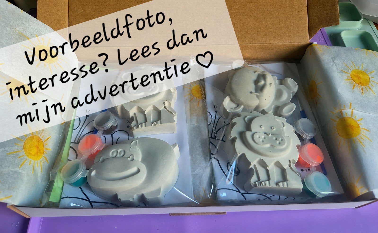 DIYKIT》Happy Painting Stones ~ handgemaakt, Ophalen of Verzenden, Nieuw, Knutselwerk