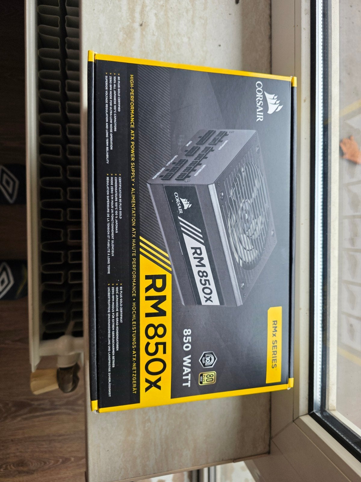 Corsair RM 850x 80 plus gold, Ophalen