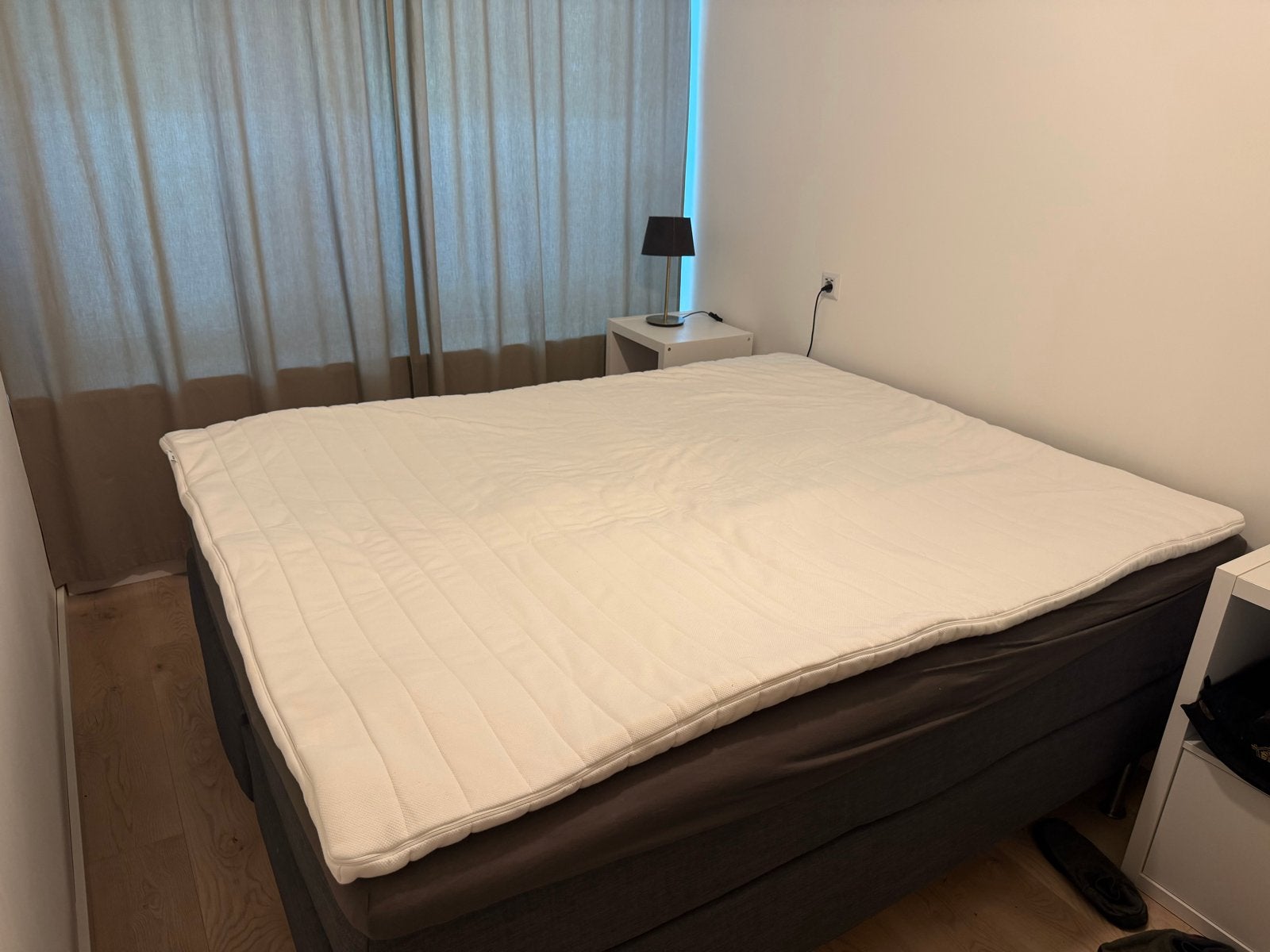 IKEA TALGJE topper 195 x 155 x 4 cm - Prima staat, Ophalen, Gebruikt, Tweepersoons, Overige maten
