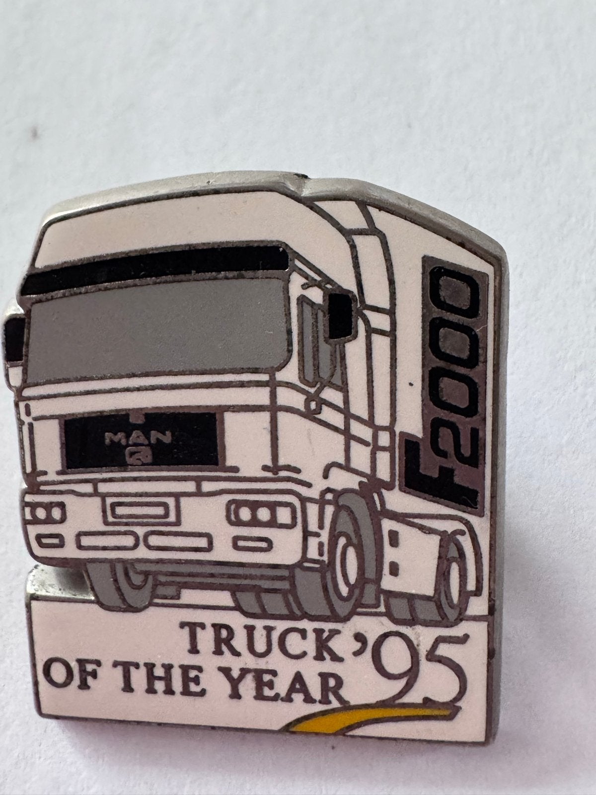 MAN F2000 Truck of the Year '95 Speldje, Ophalen of Verzenden, Zo goed als nieuw, Transport, Speldje of Pin