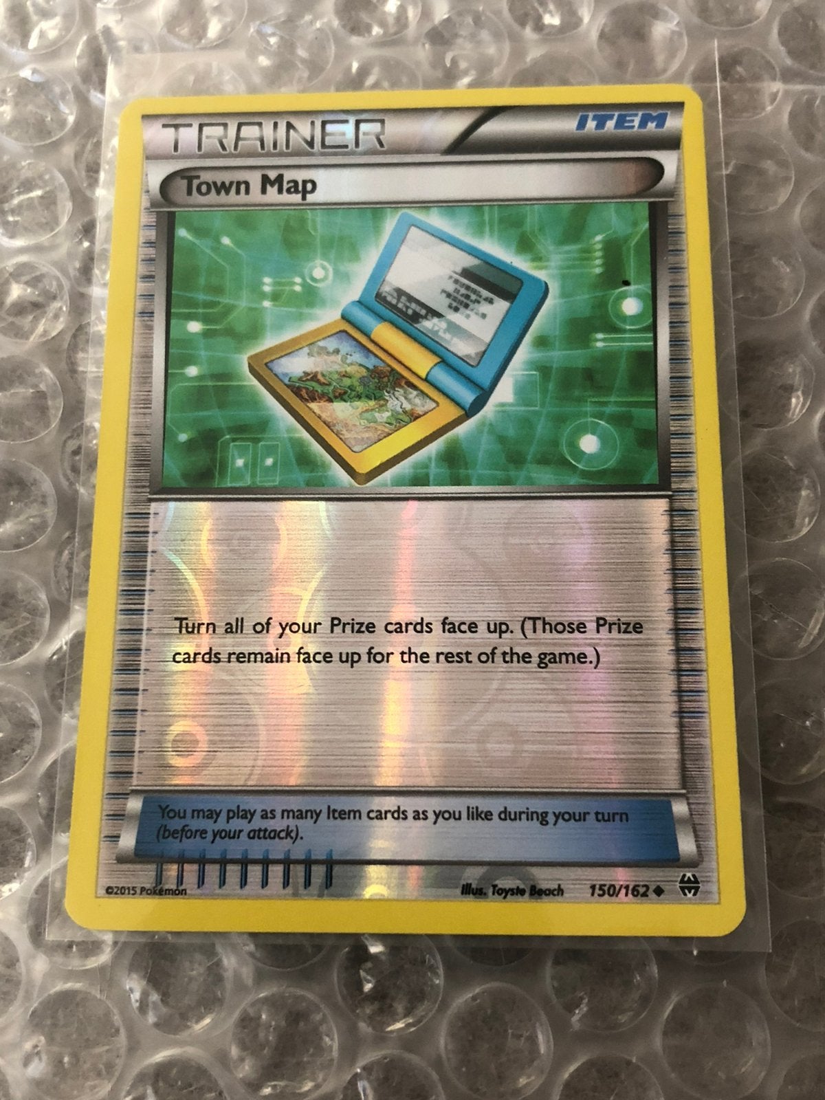 Town map 150/162 Reverse Holo Uncommon, Verzenden, Nieuw, Losse kaart, Foil