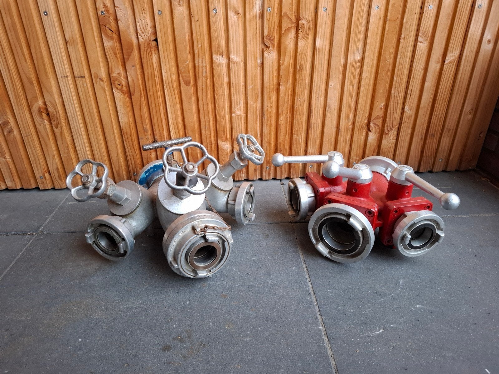 Te koop; verdeelstuk brandweer, brandslang, storz koppeling, Ophalen