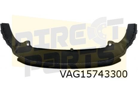 Volkswagen Caddy (7/15-12/20) (2K) voorbumperspoiler (satijn