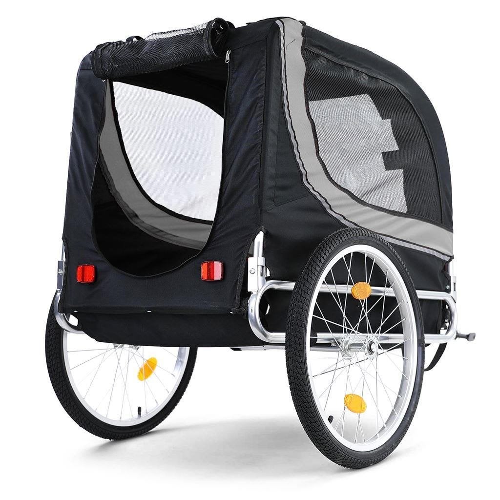 Hondenfietskar Fietskar Hond Opvouwbaar Grijs/Zwart Tot 40 K, Verzenden, Automotive Parts, A.parts@hotmail.nl, Trasmolenlaan 12 3447 GZ Woerden