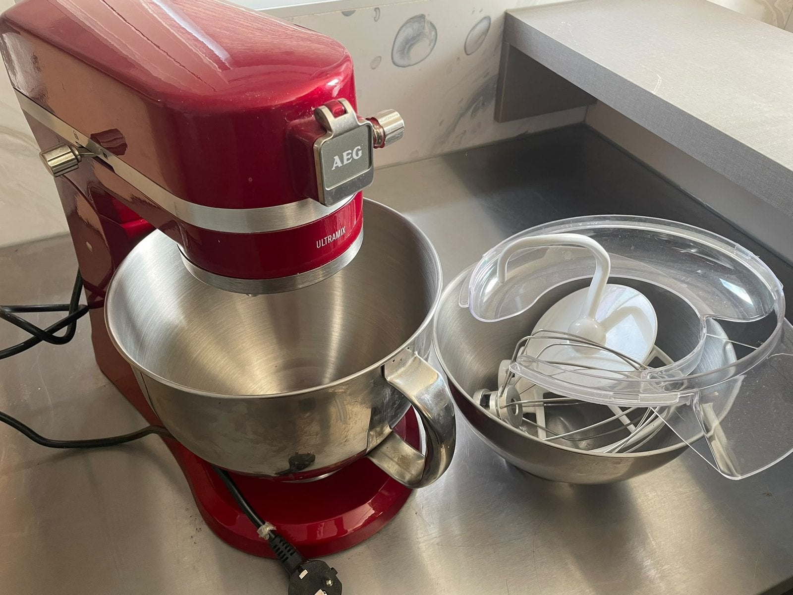Keukenmachine AEG bijna nieuw!, Witgoed en Apparatuur, 4 liter of meer, Ophalen, Zo goed als nieuw, 3 snelheden of meer