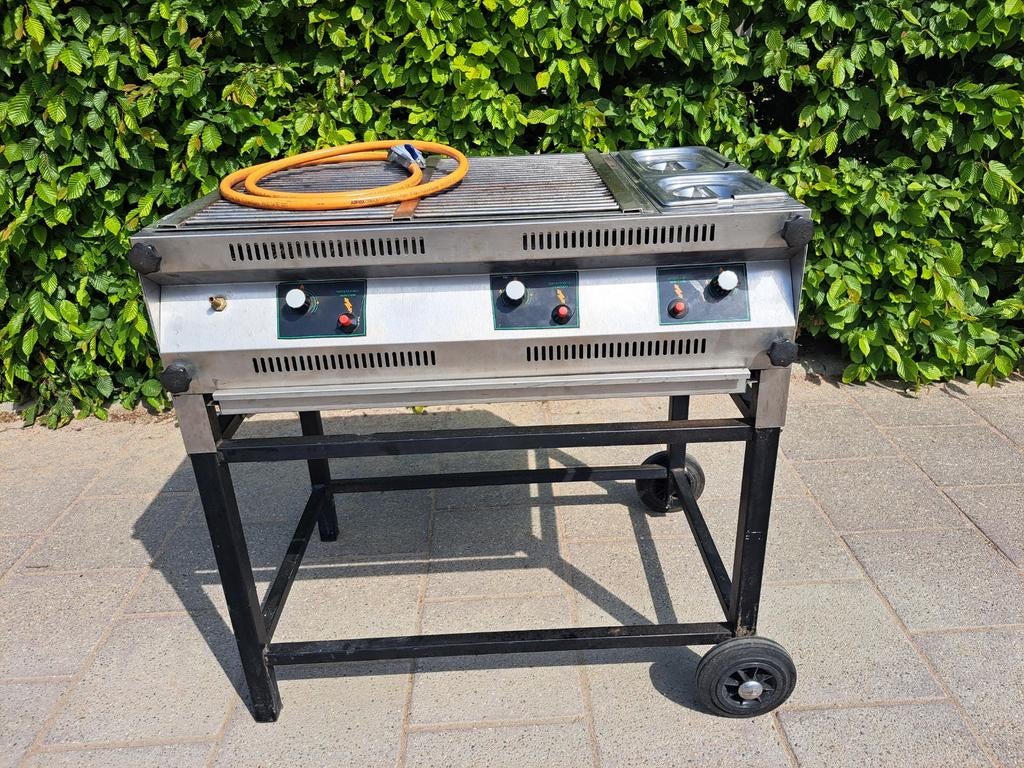 Professionele slagers barbeque met au bain marie, Ophalen, Nieuw