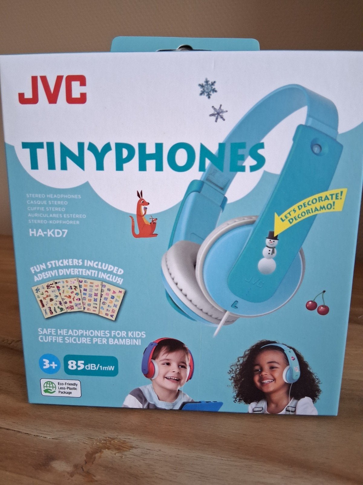 JVC Tinyphones Kinderkoptelefoon - Nieuw in doos, Verstelbaar, Nieuw, Ophalen of Verzenden, Over-ear