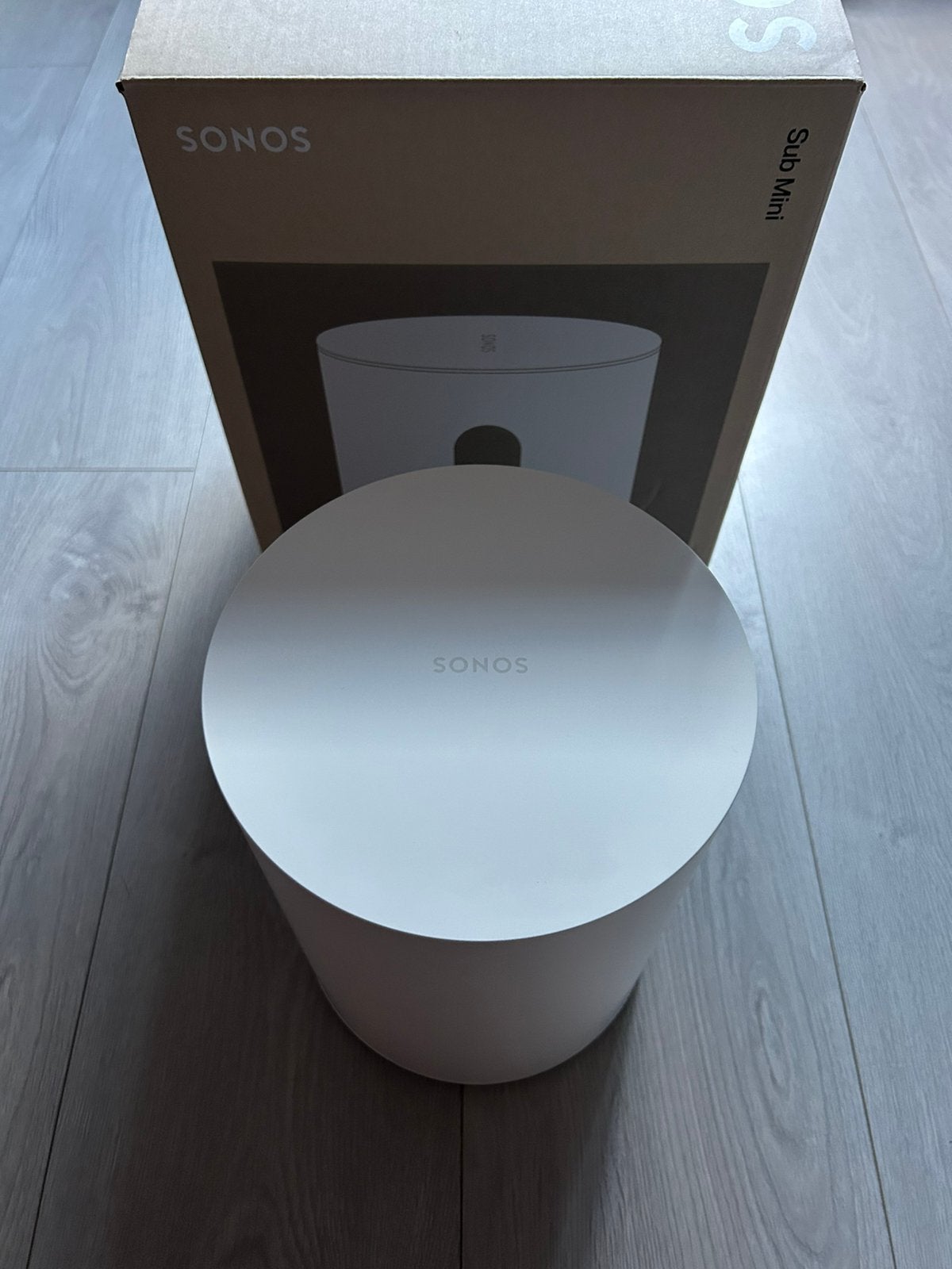 Sonos Sub Mini - Wit, Ophalen of Verzenden, Zo goed als nieuw, Subwoofer, Sonos