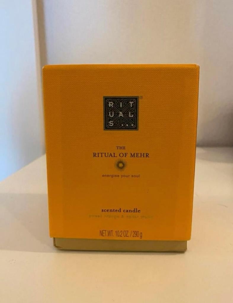 Nieuw Rituals Mehr geurkaars kaars 290g, Ophalen of Verzenden, Nieuw, Overige materialen, Minder dan 25 cm