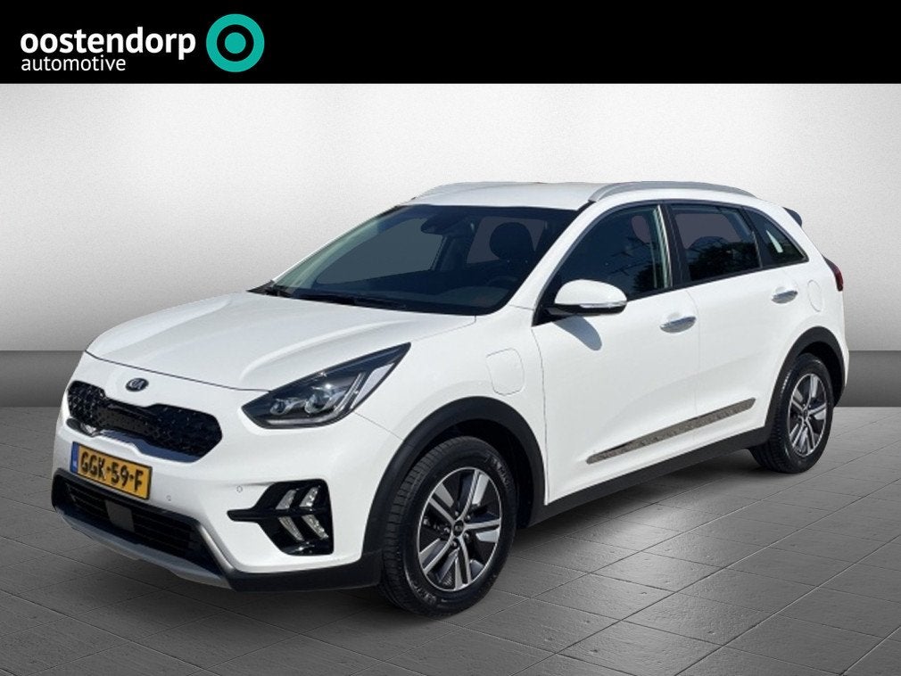 Kia Niro 1.6 GDi PHEV DynamicPlusLine Navigatie - Stoel verw, Auto's, Gebruikt, Wit, Bedrijf, SUV of Terreinwagen