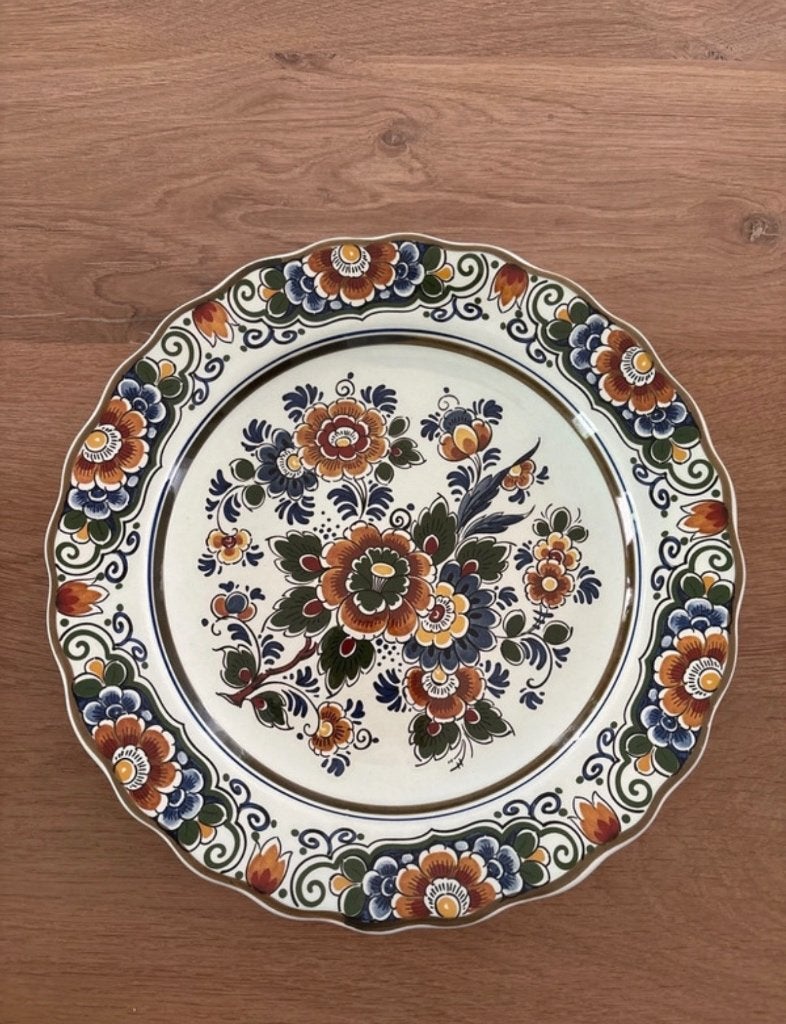 Handgemaakte schaal delfts blauw, Ophalen of Verzenden