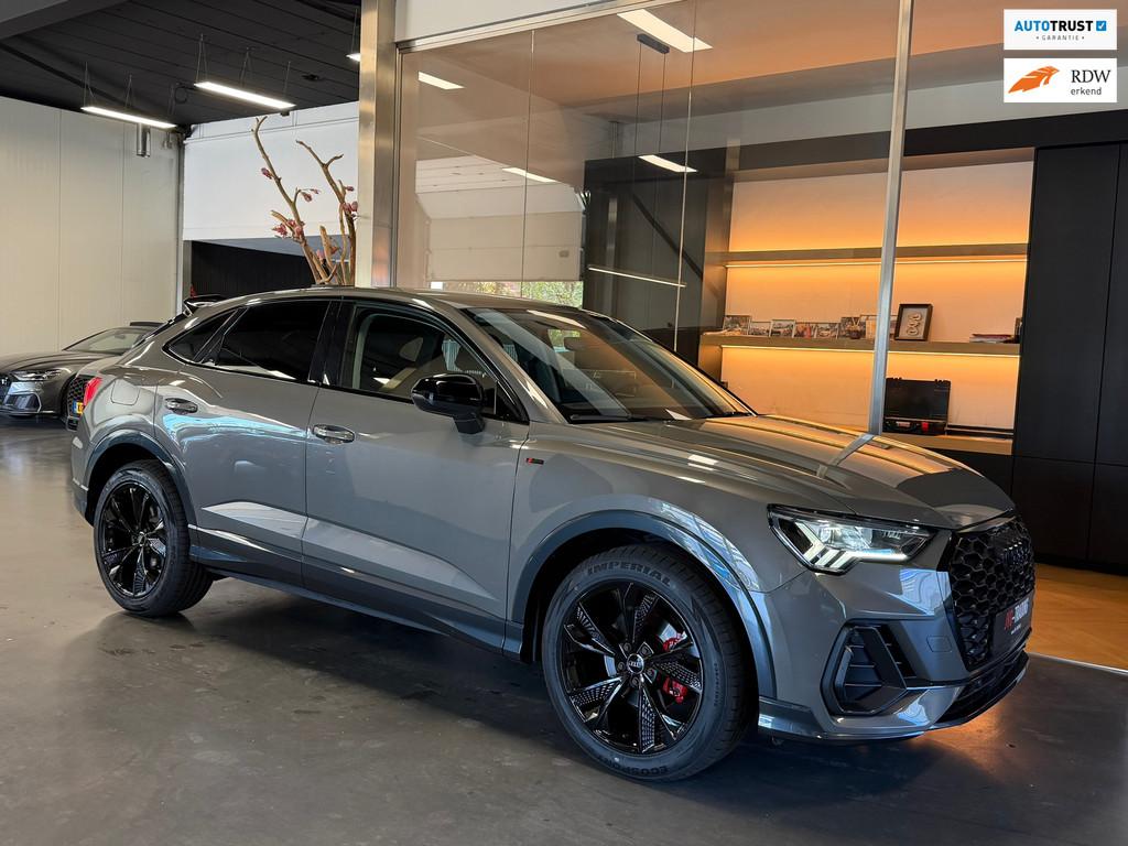 Audi Q3 Sportback 35 TFSI S Line Edition RS Design Sfeerverl, 15 km/l, Zwart, 4 cilinders, 150 pk