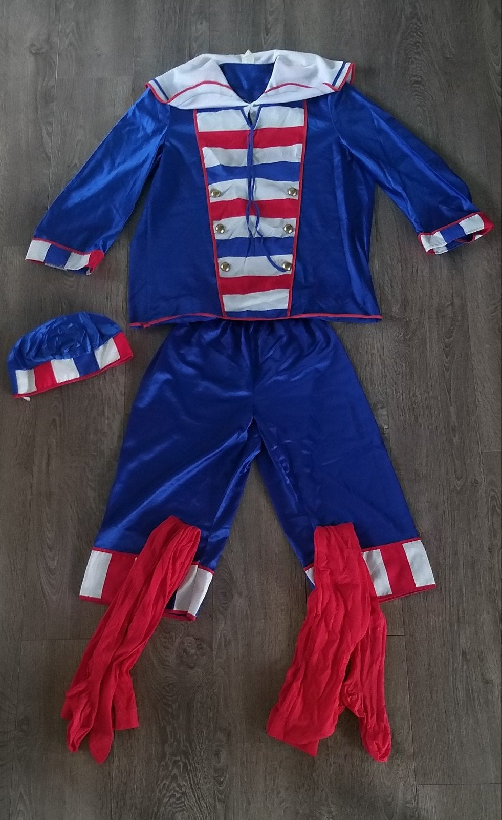 Te koop: Matrozenpak - Carnaval, Kleding | Dames, Carnavalskleding en Feestkleding, Carnaval, Maat 46/48 (XL) of groter, Ophalen