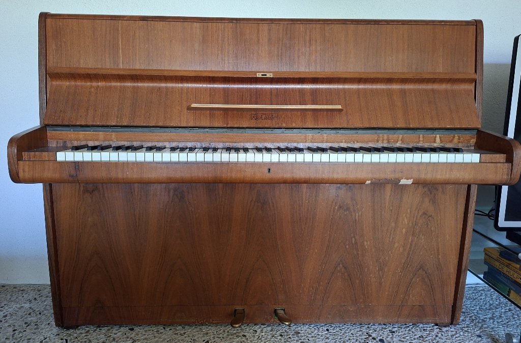 Piano Rich Weber, Ophalen, Gebruikt, Bruin, Piano