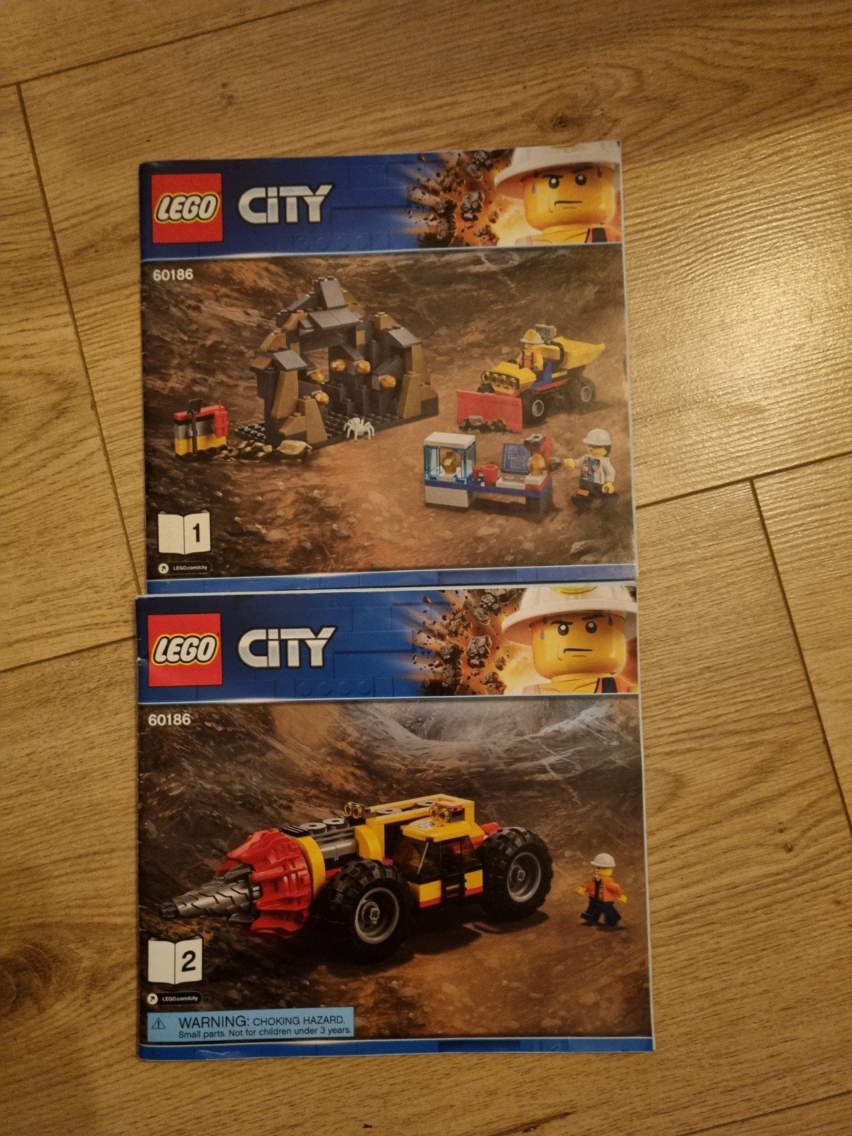 Lego City 60186 Mijnbouw Zware Boor Compleet met Boekjes, Kinderen en Baby's, Lego, Ophalen of Verzenden, Inclusief instructies