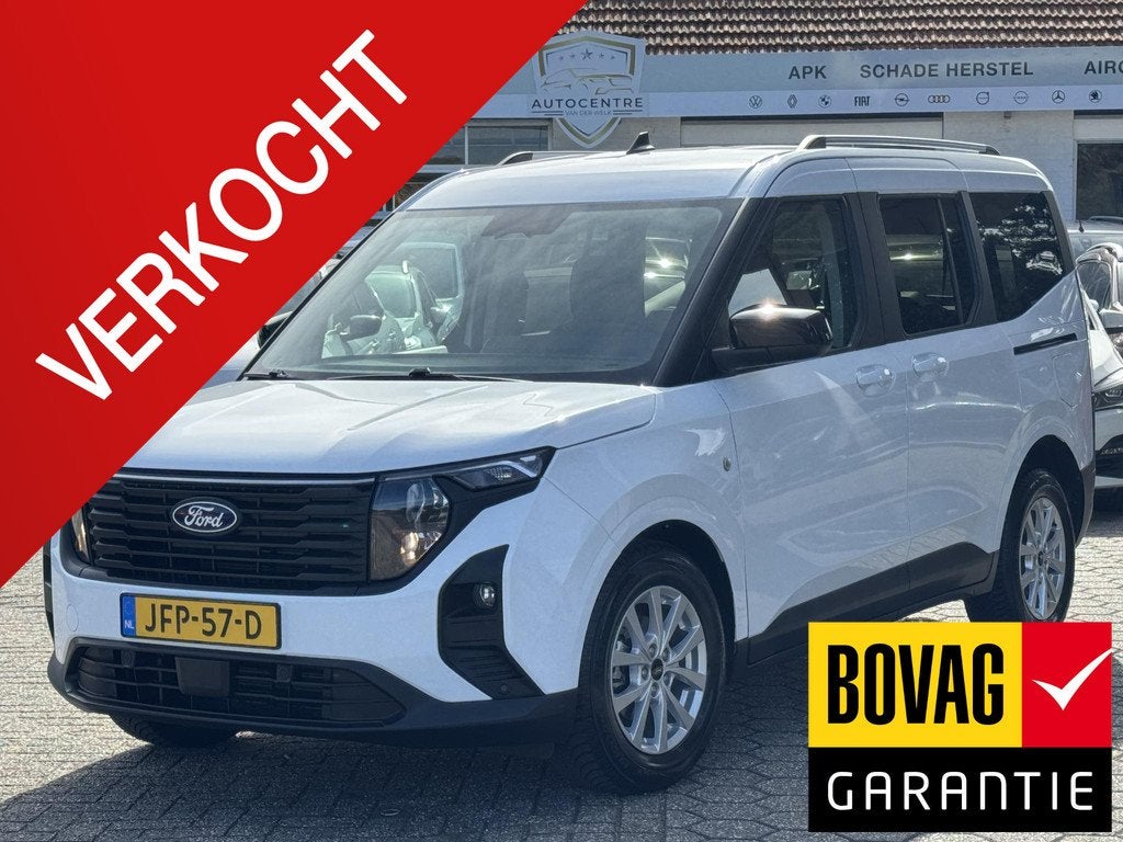 Ford Tourneo Courier 1.0 Limited EcoBoost S&S CARPLAY | CAME, Auto's, Ford, 12 maanden, Gebruikt, Euro 6, Wit