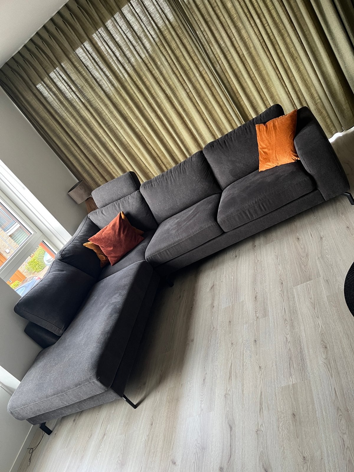 Pronto Hoekbank - in goede staat - Comfortabel en Stijlvol, Ophalen, 250 tot 300 cm, Gebruikt, 100 tot 125 cm