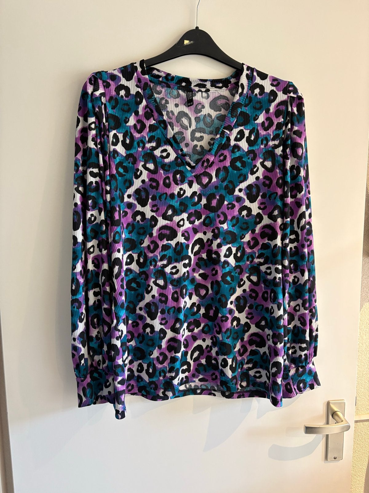 Leopard print blouse maat 46-48, Meerkleurig, Maat 46/48 (XL) of groter, Ophalen of Verzenden, Zo goed als nieuw