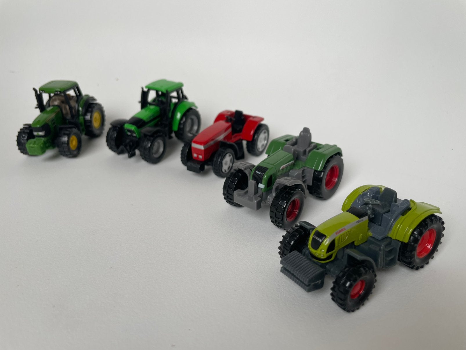 Siku trekkermodelletjes 3-inch John Deere Deutz Claas Fendt, Ophalen of Verzenden, Zo goed als nieuw, Tractor of Landbouw
