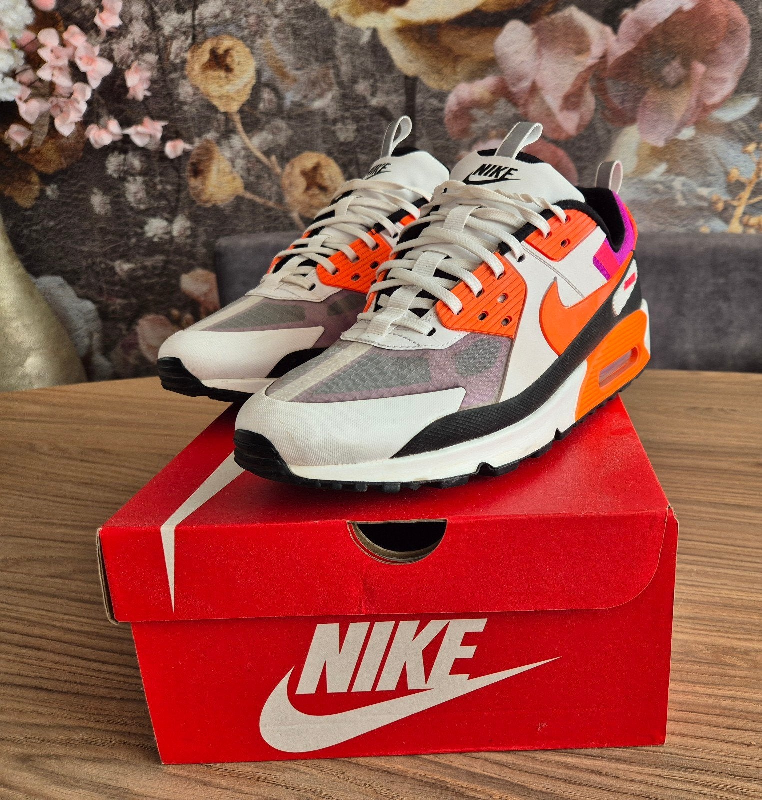 Nike Air Max 90 Drift Pink Orange - Maat 45, Ophalen, Zo goed als nieuw, Overige kleuren