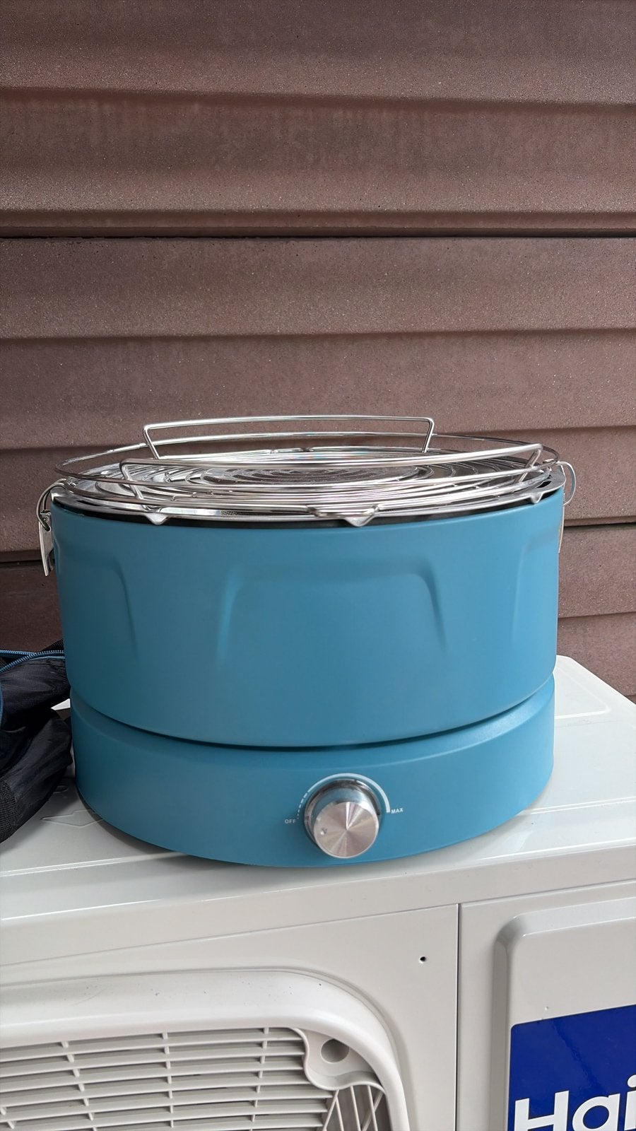 Houtskool BBQ met ventilator, Tuin en Terras, Houtskoolbarbecues, Ophalen, Gebruikt