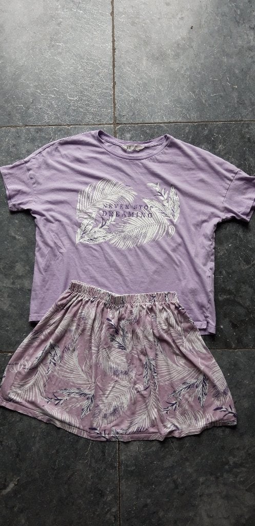 Zomersetje 164, Meisje, H&M, Ophalen of Verzenden, Zo goed als nieuw