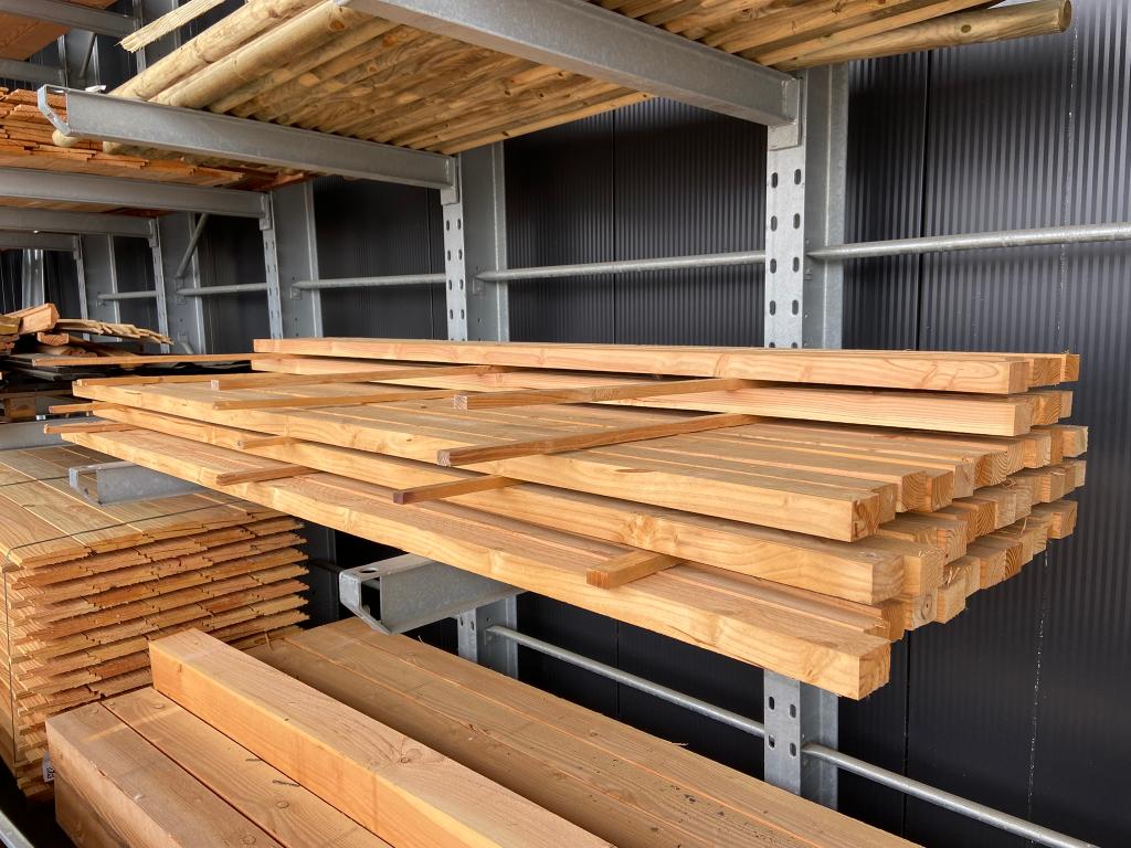 Douglas regel 4,5x7x250 cm ruw (Op is Op) - J&W 154, Ophalen, Nieuw, 180 tot 250 cm, Balken