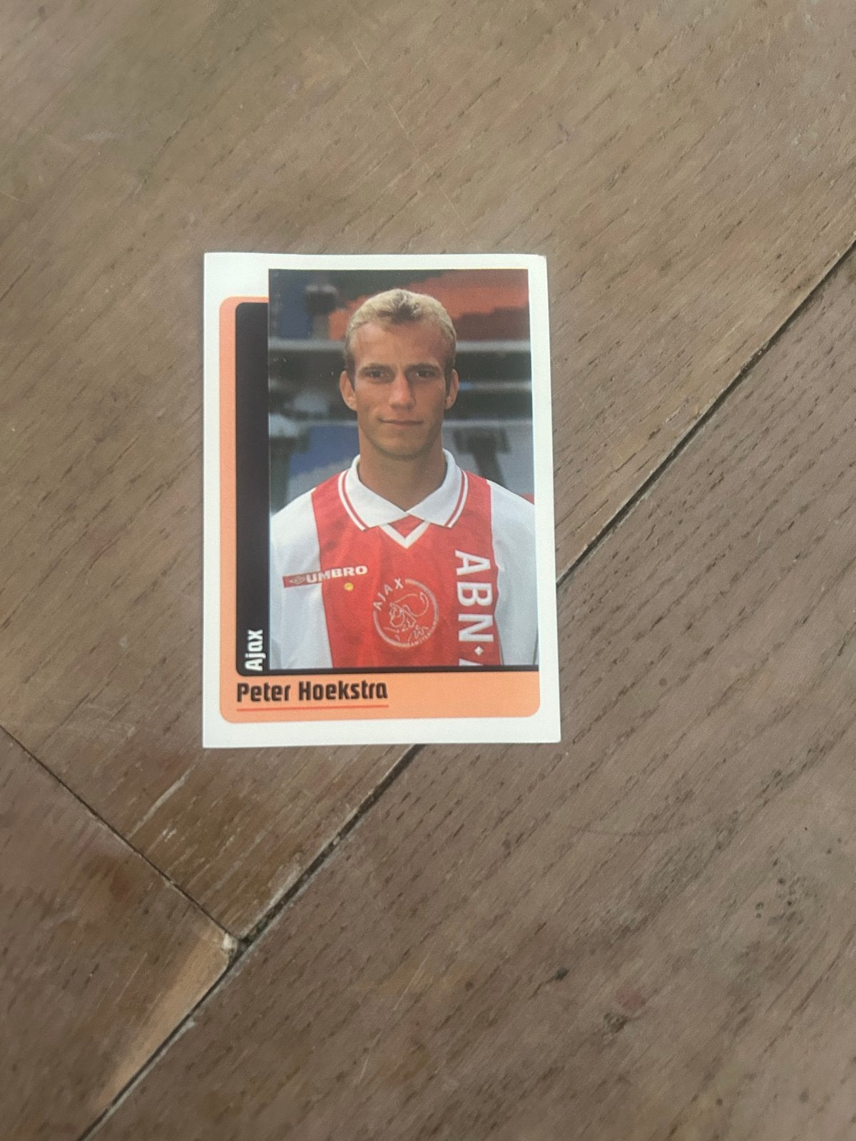 Panini Voetbal 99 Spelerskaart Peter Hoekstra Ajax, Verzamelen, Sportartikelen en Voetbal, Ophalen of Verzenden, Zo goed als nieuw