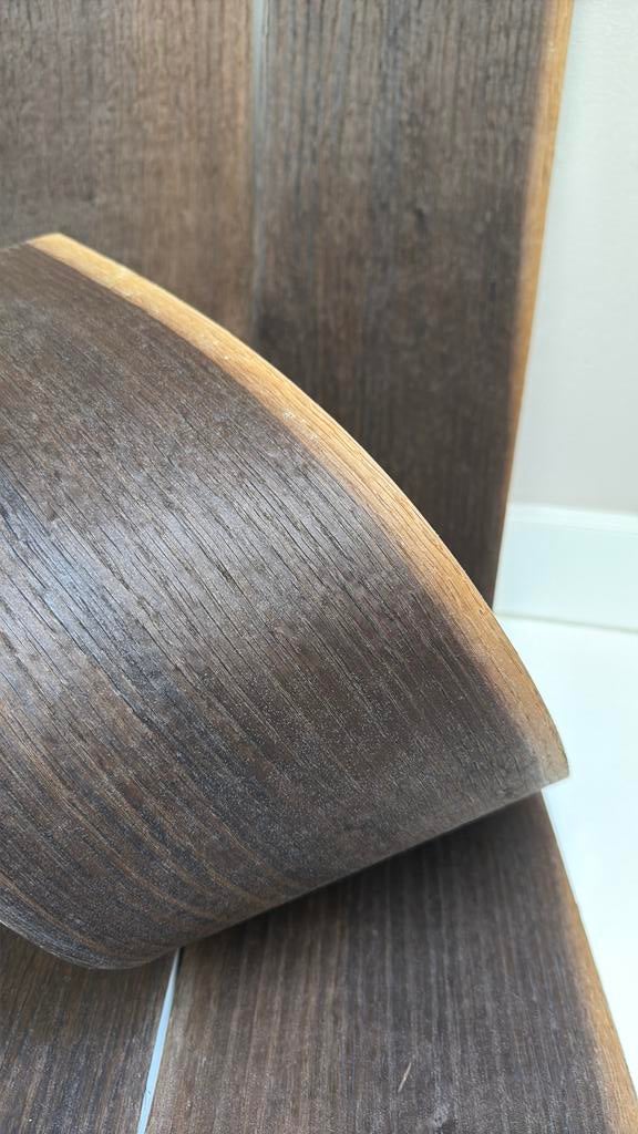 Gerookt eiken fineer 45x15cm, Verzenden, Almelo, Nieuw, Fineer