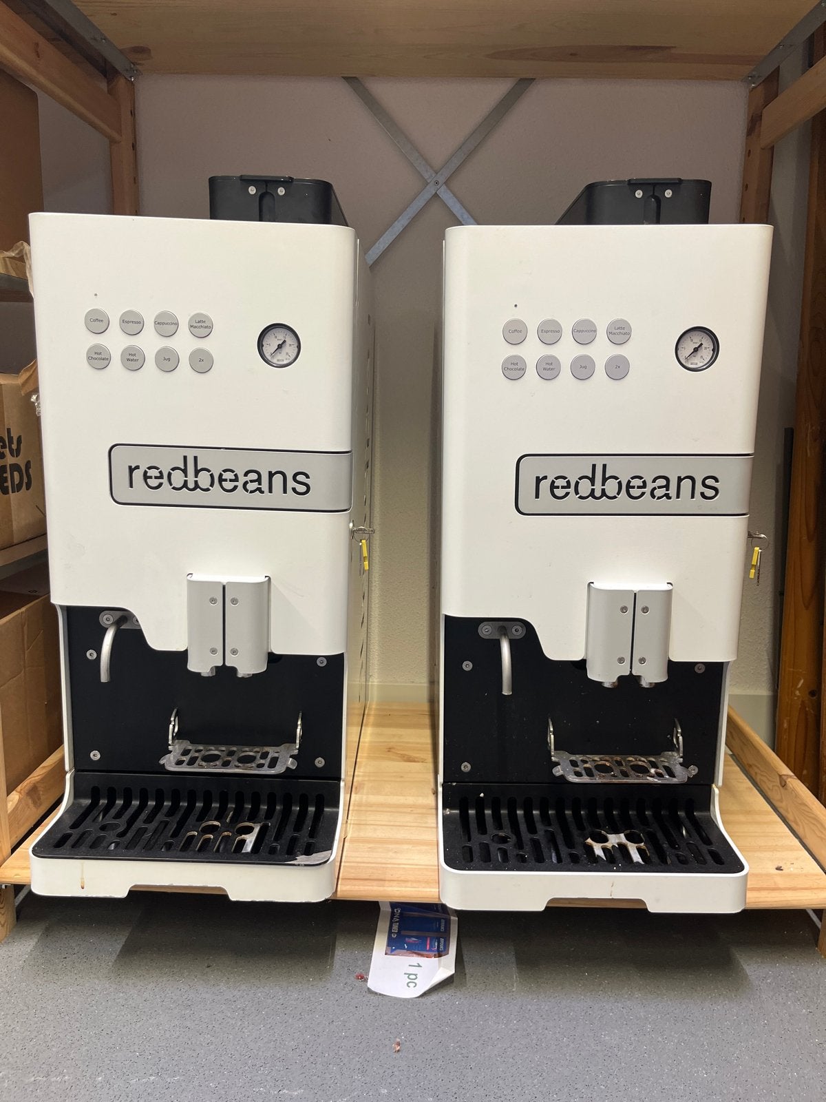 Redbeans Koffiemachine, Ophalen, 10 kopjes of meer, Koffiemachine, Gemalen koffie