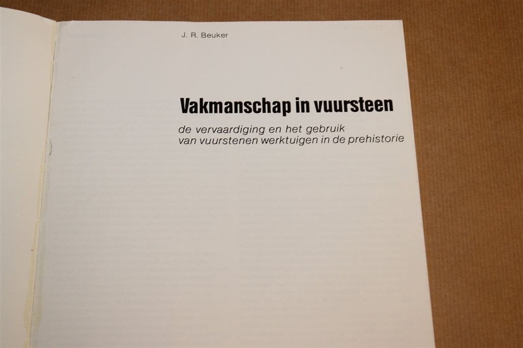 Vakmanschap in vuursteen — Prehistorische werktuigen, Ophalen of Verzenden, Gelezen