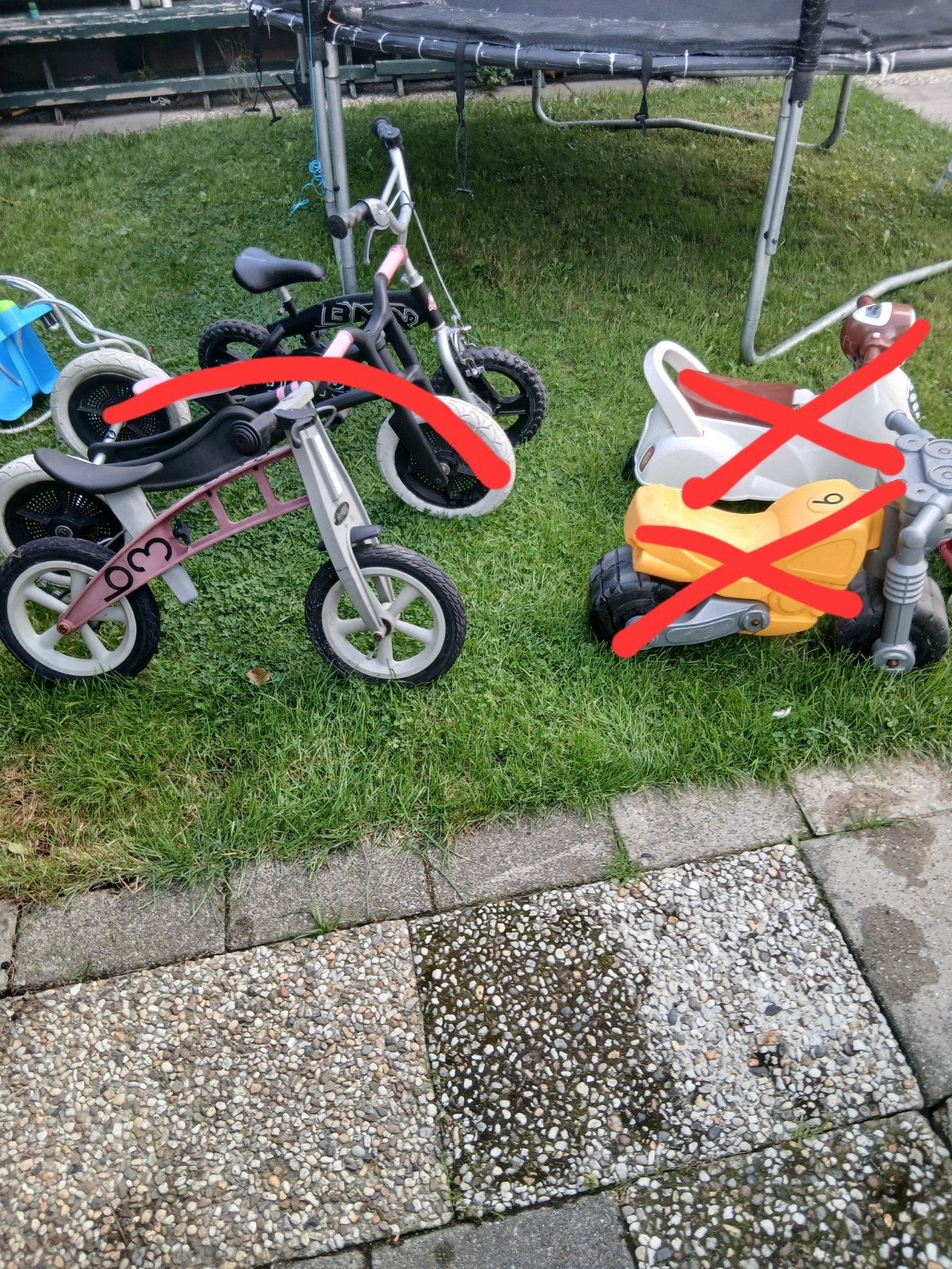 Diverse kinderfietsen en loopvoertuigen - Grote collectie, Ophalen, Gebruikt, Loopfiets