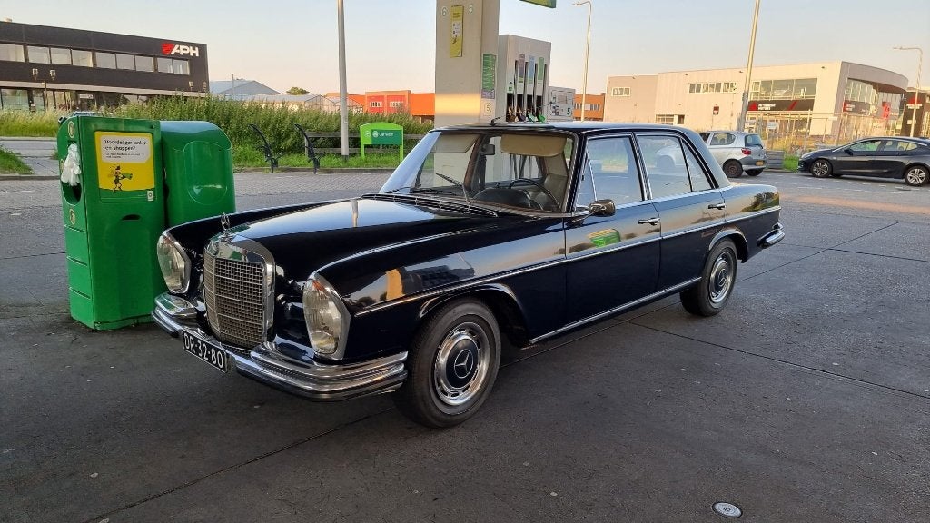 Mercedes-Benz S-Klasse 2.5 250 SE AUT 1969 Blauw, Auto's, Automaat, 2496 cc, Blauw, Particulier