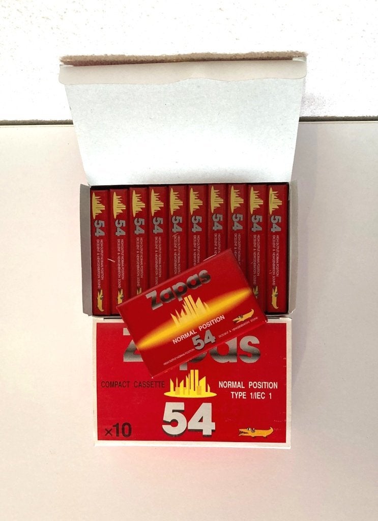 2x doos (20 stuks) ZAPAS C54 cassettebandjes, nieuw in folie, 2 t/m 25 bandjes, Overige genres, Ophalen of Verzenden, Met bewaardoos, rek of koffer