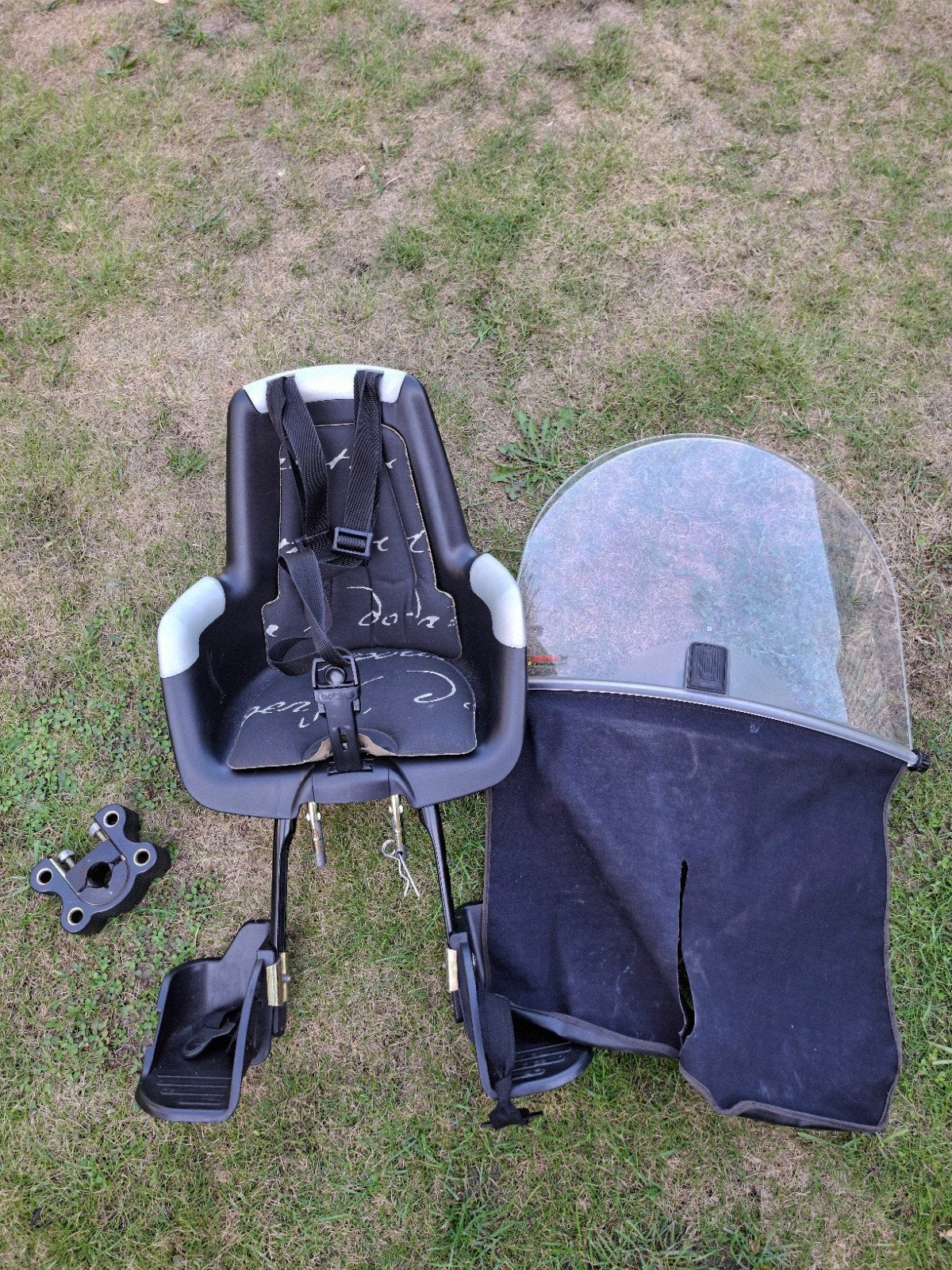 Fietsstoel voor met windscherm, Fietsen en Brommers, Fietsaccessoires | Fietsstoeltjes, Ophalen, Bobike voorzitje, Voorzitje, 0 t/m 13 kg