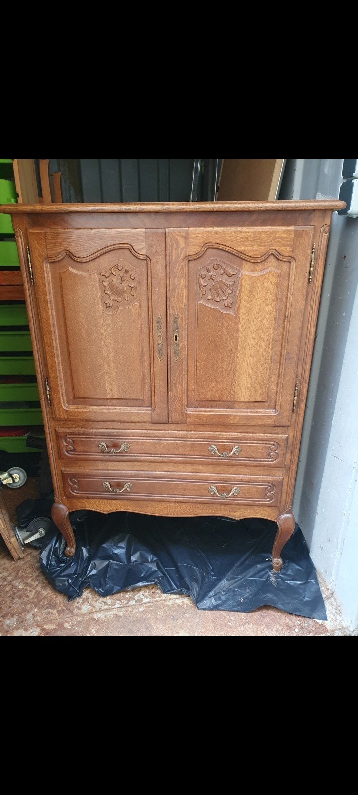 Mooie houten kast, Ophalen, Gebruikt