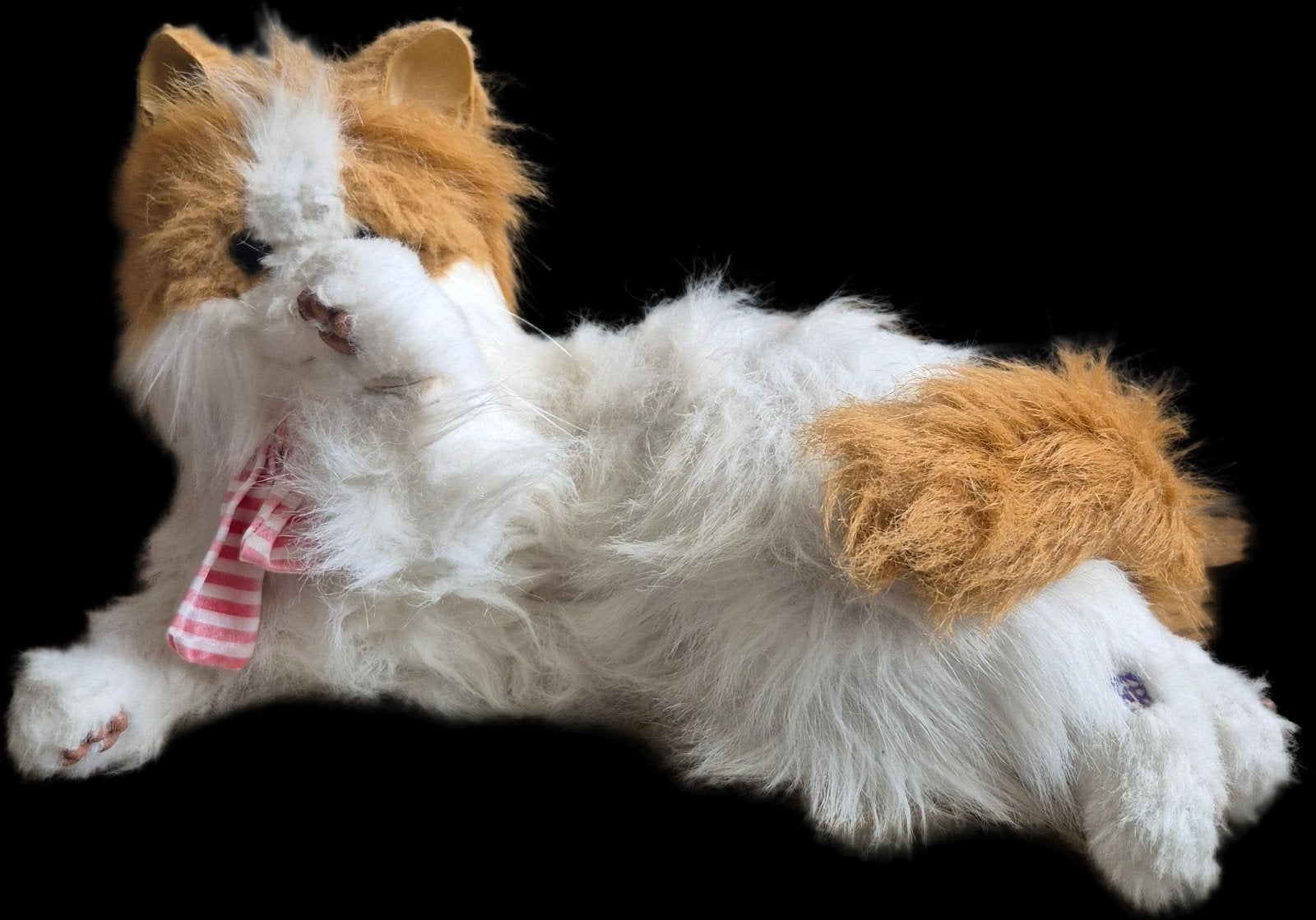 Interactieve robotpoes - spint, miauwt en knuffelt, Gebruikt, Ophalen of Verzenden, Kat, Meerkleurig