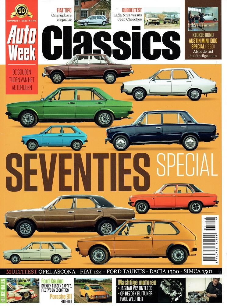 Autoweek Classics 2023 nr. 1 (o.a. Dacia 1300 & Fiat 124), Verzenden, Gelezen, Algemeen