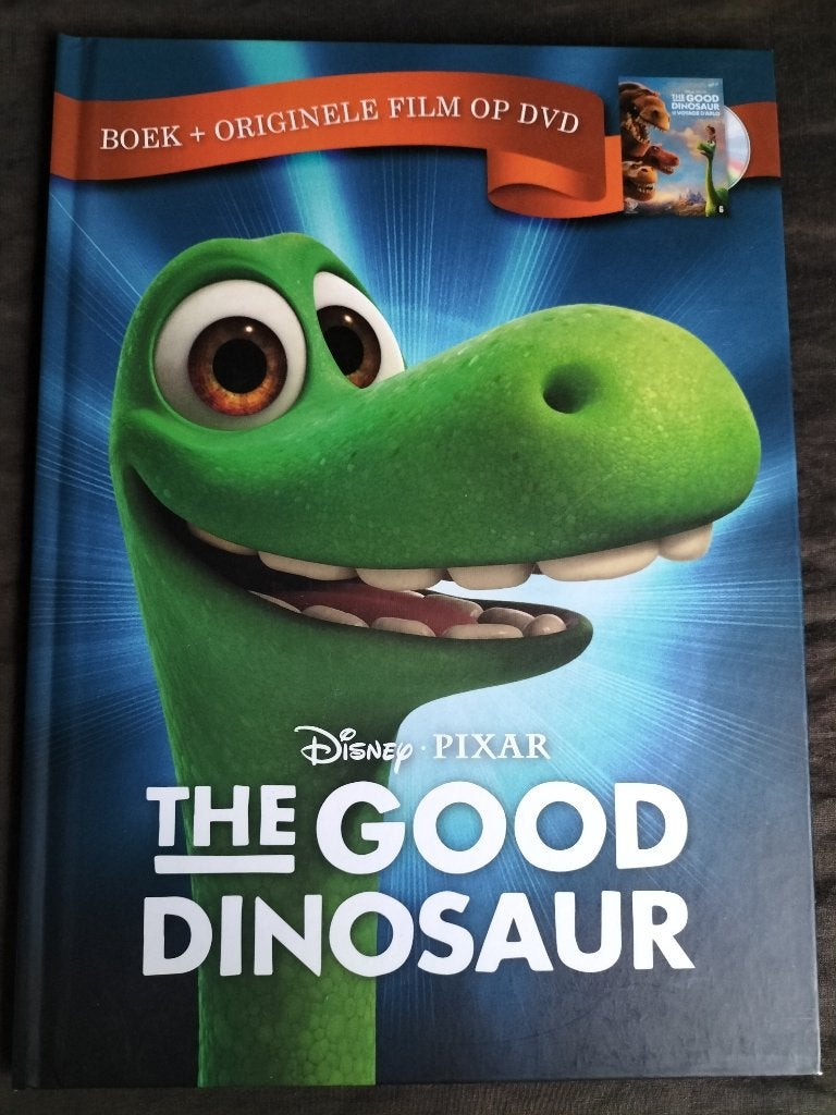 The Good Dinosaur - Boek + originele film op DVD, Fictie algemeen, Jongen of Meisje, Ophalen of Verzenden, Zo goed als nieuw