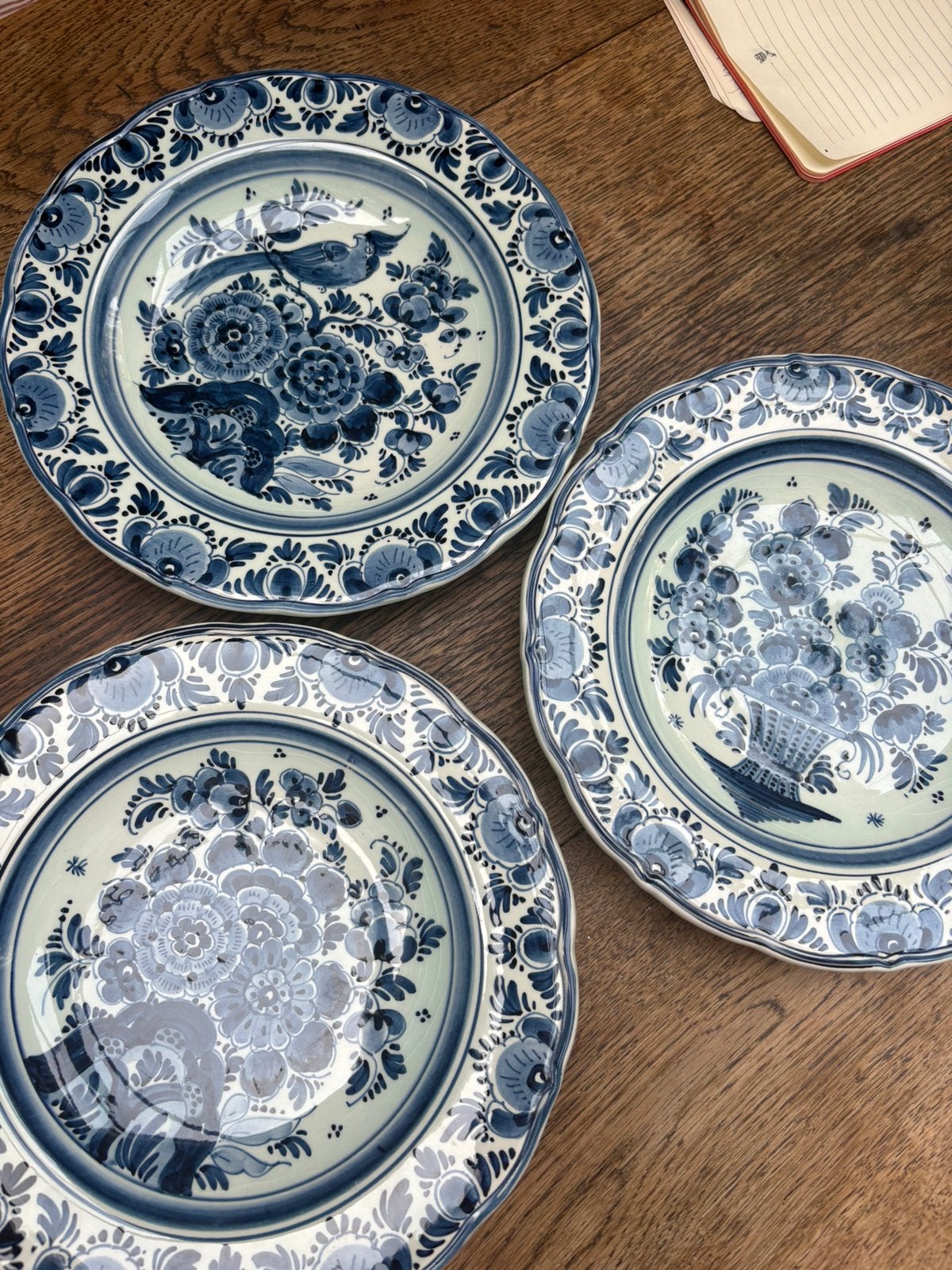 Delft borden wallhangers decoratie antieke bord blauw muur, Ophalen of Verzenden
