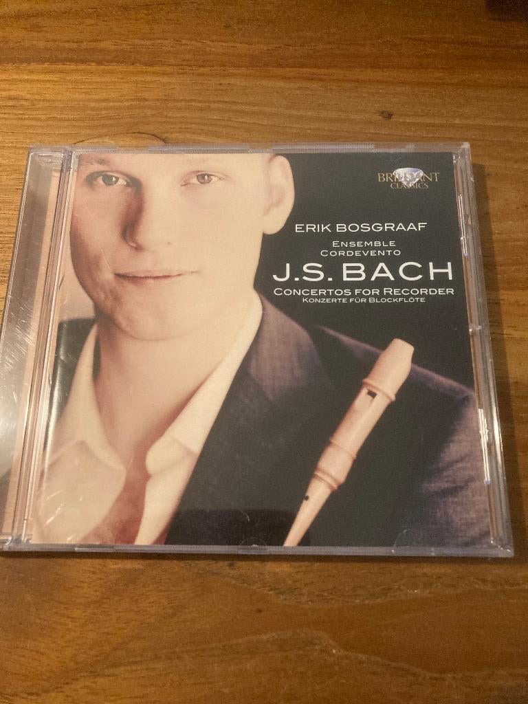 Erik Bosgraaf / Ensemble Cordevento - J.S. Bach / Concertos, Ophalen of Verzenden, Classicisme, Zo goed als nieuw, Orkest of Ballet
