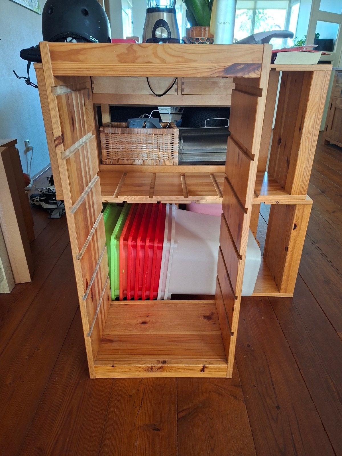 Gratis: IKEA Trofast grenen kast met bakken, Gebruikt, Ophalen of Verzenden, Minder dan 50 cm, 90 tot 105 cm